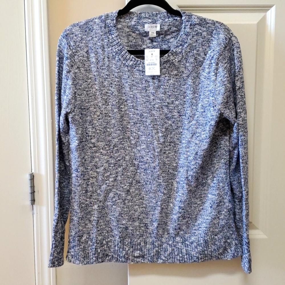 Blue J Crew sweater, size XS, $30